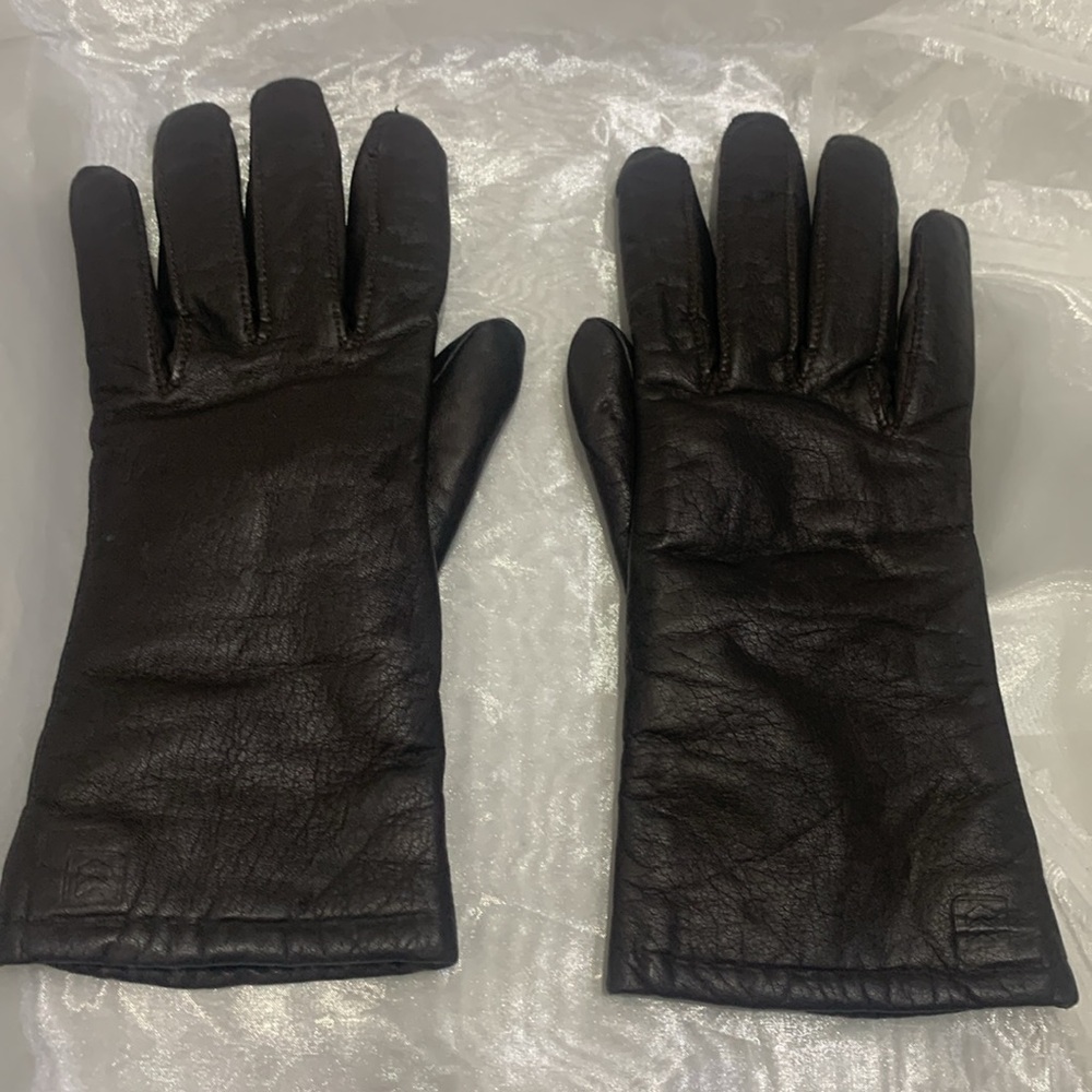 Vintage 90’ Real Leather Winter Gloves